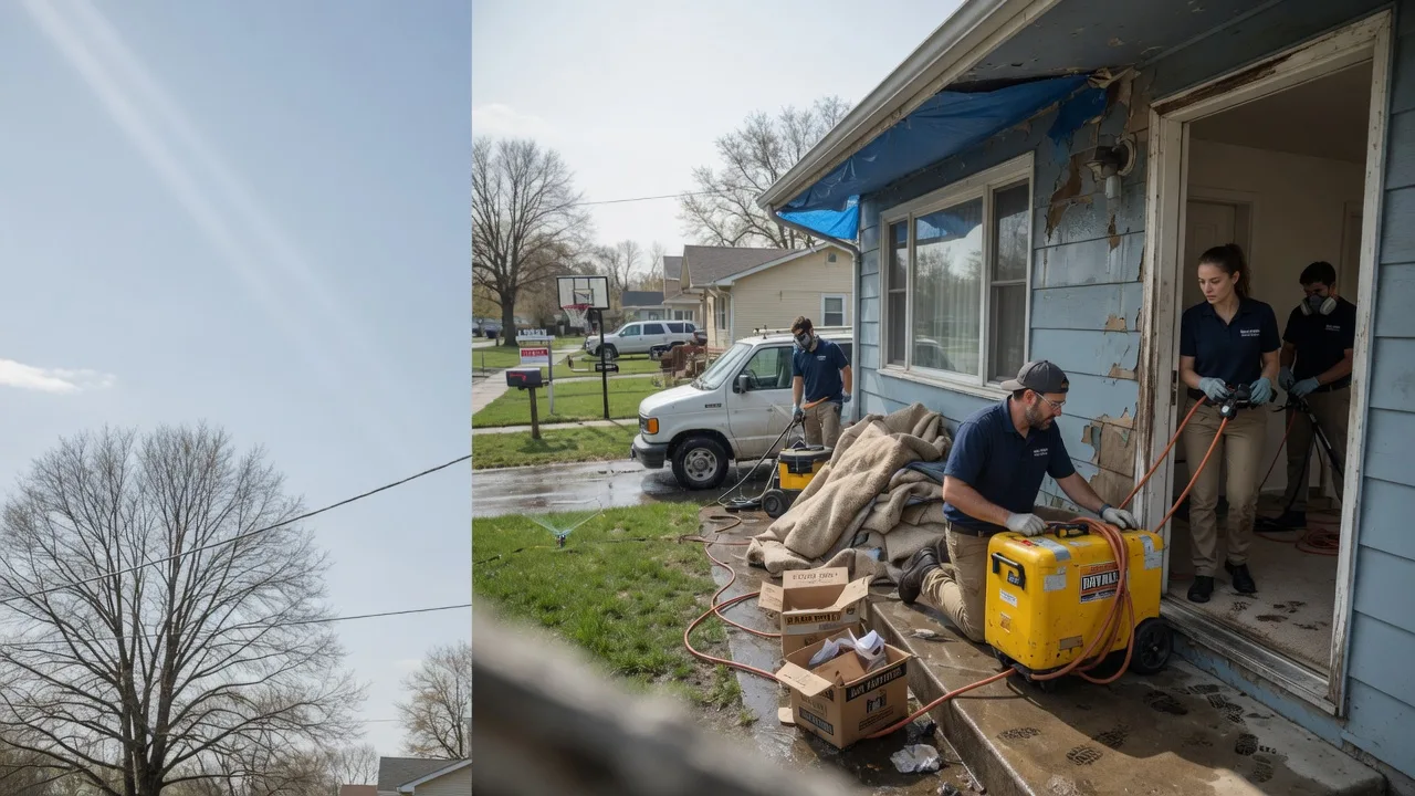 Basement Flood Cleanup in Hooversville, PA near me